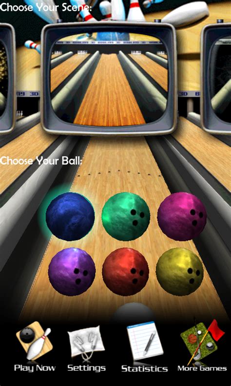 3d bowling app|More.